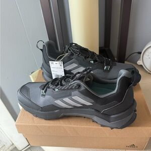 Adidas Women Black and Gray Athletic Shoes